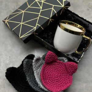 Kaķu paliktņi karstajiem dzērieniem 4.gab