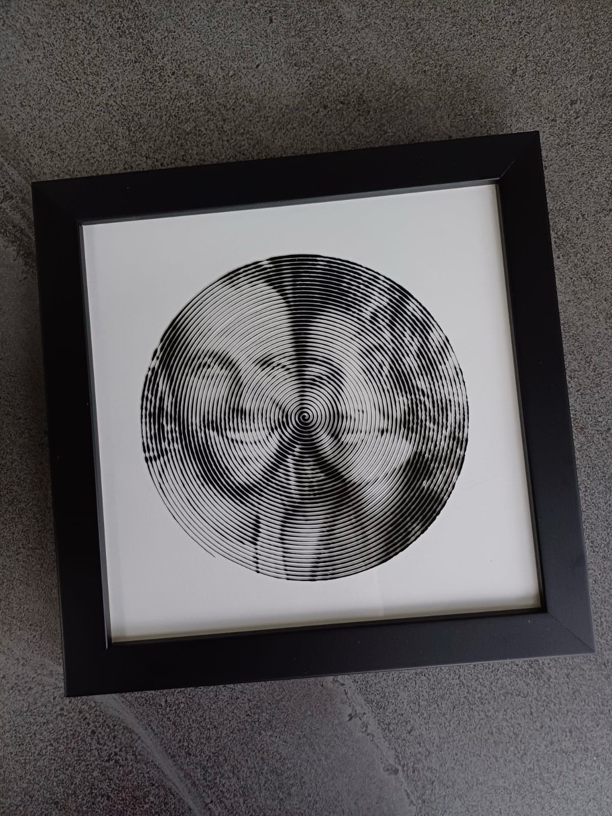 3D bilde ar reljefu 20cm