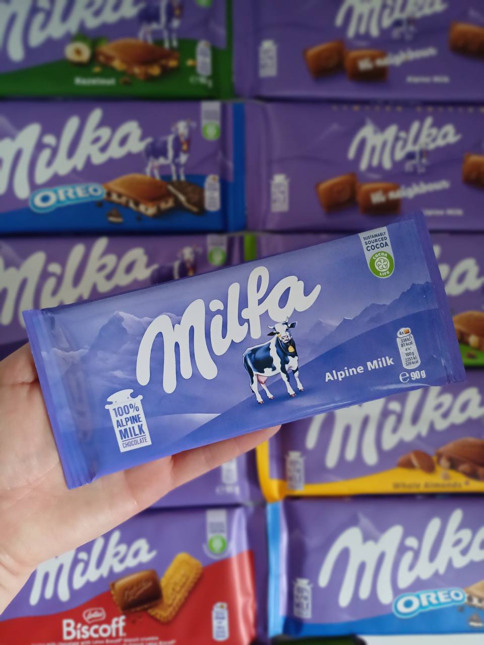 Šokolāde “Milfa” Alpine Milk - Image 2