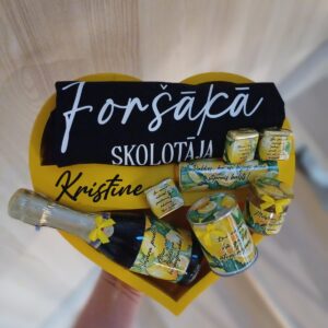 Komplekts "Foršākai skolotājai"ar citronu tematiku