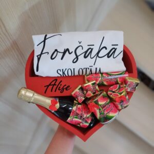 Komplekts "Foršākai skolotājai"ar arbūzu tematiku